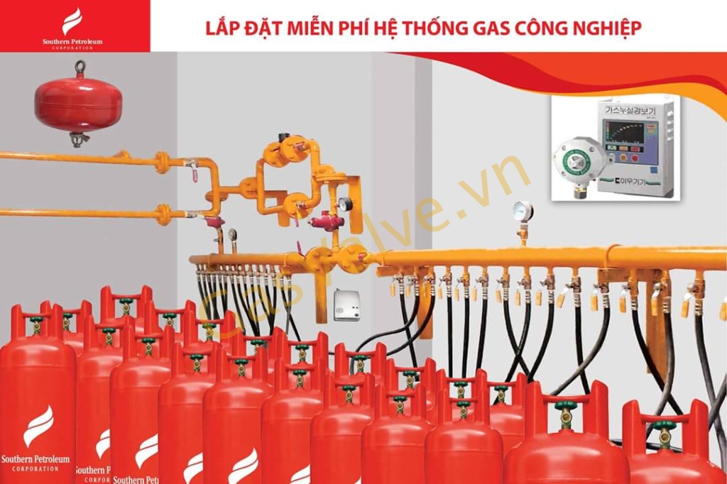 Cách vận hành hệ thống cấp gas công nghiệp cho bếp nhà hàng, khách sạn 
